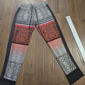 INC International Concepts Black and White Patterned Pants